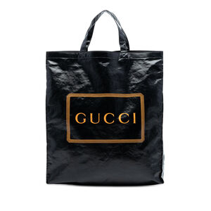 Pre-Loved Gucci PVC Coated Canvas Logo Montecarlo Tote